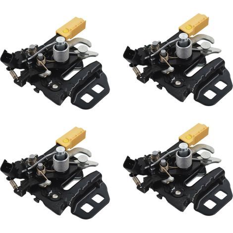 4X Ensemble de Loquet de Capot Gauche de Voiture Compatible pour Fusion 2013-2015 DS7A-16701-DB DS7Z16701B (1/2)