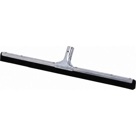 60 cm langer Industriebodenwischer aus Metall mit schwarzem Schaumstoff