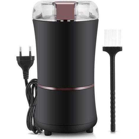 Moulin à café électrique - Moulin à café grain épices - Noir - 400W (1/4)