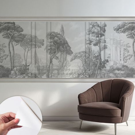 Selbsthaftend Tapete für Wohnzimmer Schlafzimmer Küche - Wanddekoration Stimmungsvolle Natur 250x104 cm (1/5)