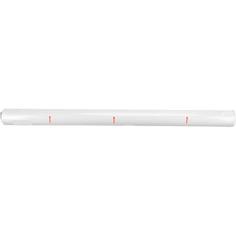Rouleau de papier kraft blanc 20 mètres pour peinture, décoration murale, emballage cadeau et activités créatives enfants (1/5)