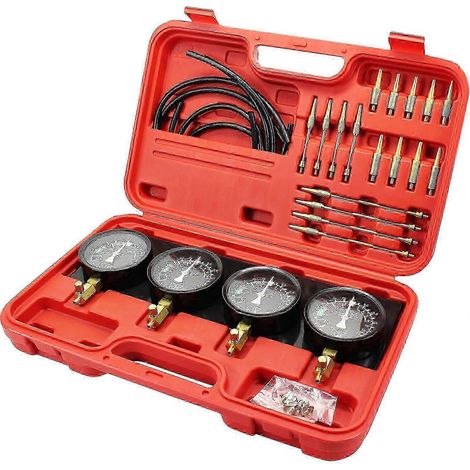 Kit de jauge de synchronisation de carburateurs de moto (synchronisation à 4 carburateurs)