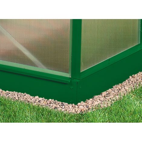 Vitavia Stahlfundament "4400" für Gewächshaus "Calypso", smaragd grün, 4400 / 228 x 192 x 12,5 cm (1/2)