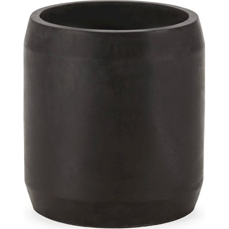 Cache pot en ciment noir - Noir (1/2)