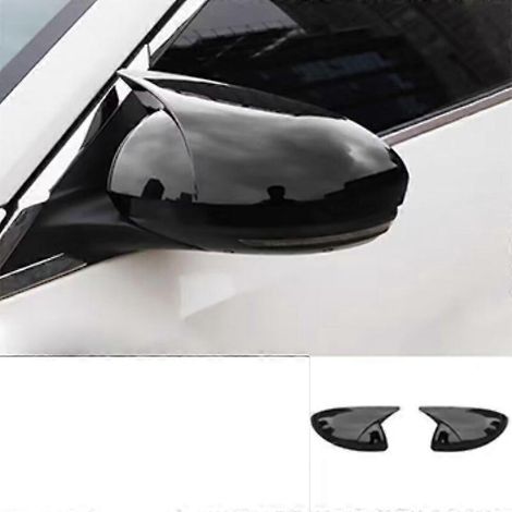 Passend für Xuan Yi Teana Rückspiegelgehäuse der Generation 20-23 (14. Generation), Rückspiegelabdeckung in Carbonfaser-Optik, Reflektorabdeckung – 19 23 New Teana-Horn Shell Piano Black (Paar)