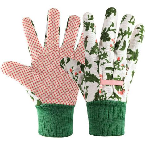 Filiyano-Gants de jardinage pour femmes (2 paires) Confortables, respirants et antidérapants (1/5)