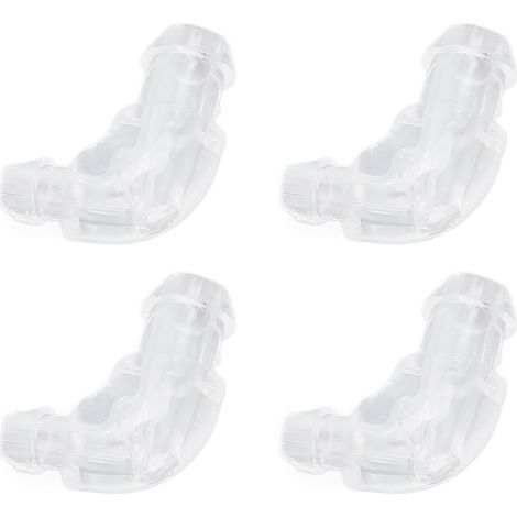 10 pièces Adaptateur Universel BTE, Connecteur Transparent pour Tuyau d'Appareil Auditif, Amélioration Acoustique pour Resound (1/5)