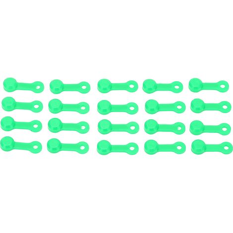 RISK Lot de 20 bouchons de purgeur de freins, couvercles anti-poussière pour vis de purge, pour voiture et moto, vert fluorescent (lumineux). (1/5)