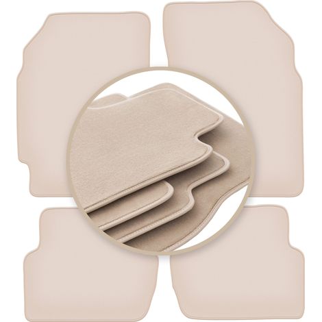 PREMIUM beige Fußmatten für: Chevrolet Spark III M300 Schrägheck 2009-2015 (1/5)