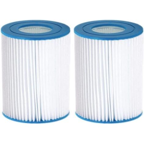 Cartouche de Filtre de Piscine de Type II, Cartouche filtrante pour bestway 58094 Filtre Pack, Pompes de Filtre Cartouche de Filtre de Remplacement Universel. (2 pièces) (1/4)