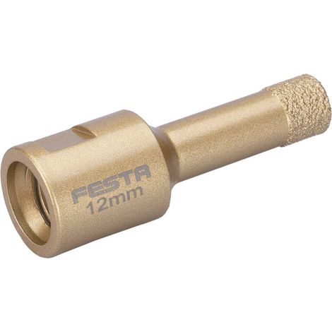 Trépan diamanté 12mm pour meuleuse avec filetage M14 - Usage professionnel