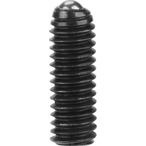 Lot de 10 pistons à ressort à bille en acier au carbone à filetage à vis M4 (M4 12) (1/5)