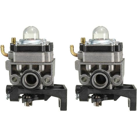 2 carburateurs pour moteur Honda GX25 GX25N & NT FG110 & K1 16100-Z0H-825 Argent Noir (1/4)