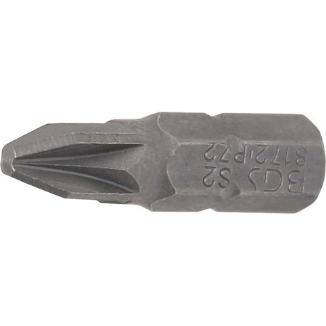BGS Bit  azionamento esagonale  esterno 6,3  mm (1/4")  a croce  PZ2 - 8172