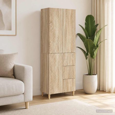vidaXL Schrankset 2 pcs 66 x 34,5 x 90 cm Holzwerkstoff (1/5)