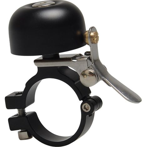 Sonnette de vélo Classique en Laiton avec Un Joli Son Fort - Accessoire de vélo pour Enfants et Adultes Noir (1/5)