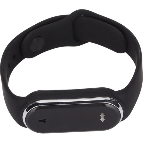 Bracelets anti-moustiques portables à ultrasons avec montre numérique LED noire