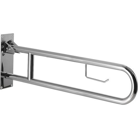 Gedy SNUG maniglia ribaltabile 80 cm cromato con porta rotolo codice prod: 000056581300000
