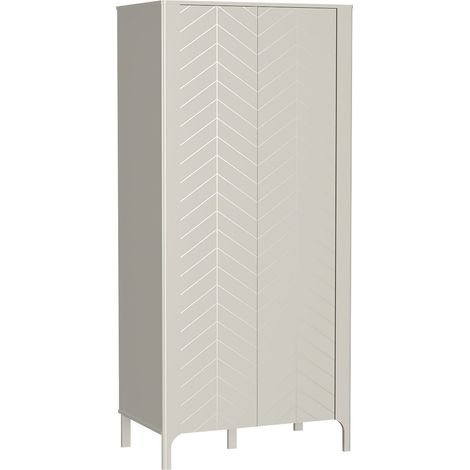 Armario Mavtoru 106, Cachemira, 198x90x55cm, Puertas de armario: Con bisagras, Número de estantes: 0 (1/4)