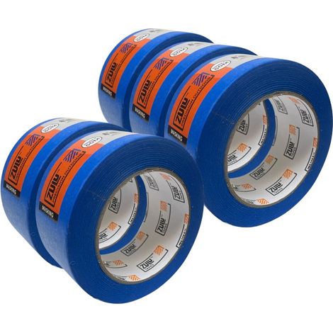 Zulu Precision Outdoor Blue Painters Masking Tape - 50mm x 50m (6 months), 5 Pack (1/2)
