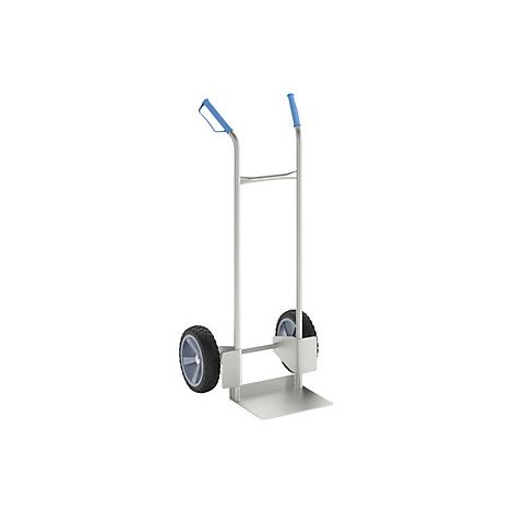 eurokraft basic  Carrello per sacchi in acciaio inox  con ruote