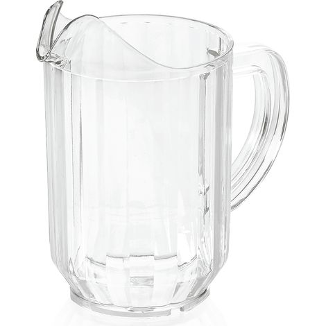 Pichet avec bec verseur à glace 0,95 ltr Ø 10 cm polycarbonate - Was Germany