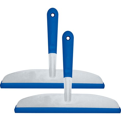 Semin – Lot de 2 raclettes à lisser les enduits 30 cm – Pour enduits en pâte ou poudre – Application avec rouleau – Lissage précis (1/5)