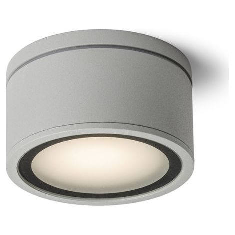 Plafoniera MERIDO da soffitto grigio argento 230V GX53 11W IP54