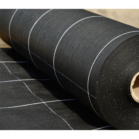 Direct Filet – Toile de paillage tissée en polypropylène 1.38 x 100m – Grammage 130g/m² – Anti-UV – Perméabilité 12L/m²/sec – Pour massifs et bordures (1/5)