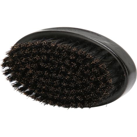 Brosse à Barbe en Poils Doux pour Soin Homme, Manche en Bois pour Salon et Usage Personnel (1/5)