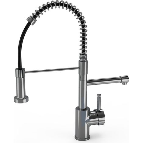 3-in-1 Instant Boiling Water Tap Kitchen Cold Hot Filtered Tank Modern Chrome (1/5)