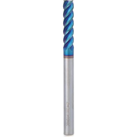 HRC65° Nanobeschichteter Fräser 4 Schneiden Flach-CNC-Schaftfräser 8mm Klingendurchmesser (8x35x8Dx100L)