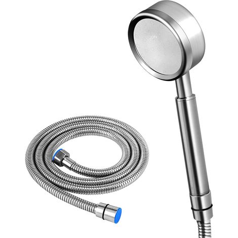 CCYKXA set of shower heads, universal high-pressure shower head, detachable shower head with 1.5m stainless steel shower hose, water-saving shower head for bathroom (1/5)