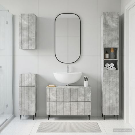 Irovami Set of 4 pieces of bathroom cabinets (1/5)