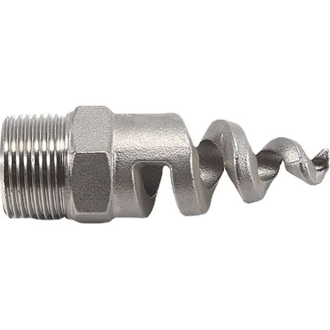 Conical atomizing nozzle, conical jet, 1/2" male thread, SPJT sprinkler nozzle, spiral nozzle for exhaust tower