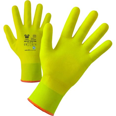 Guanti da lavoro Neri Air Nit Winter - 7 (S) - Giallo