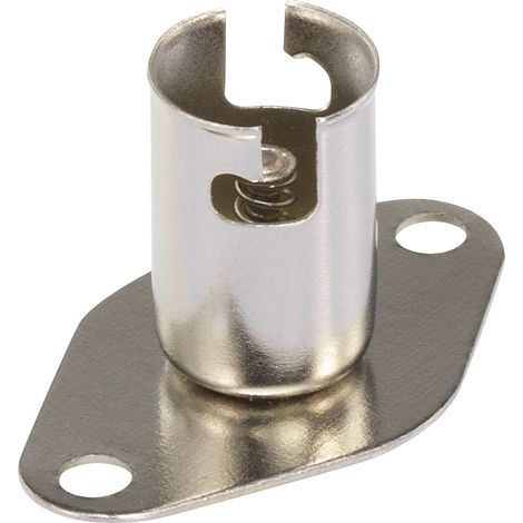 TRU COMPONENTS 1229346 Lampenfassung Sockel (Miniaturlampen): BA9s Anschluss (Sockel): Lötöse 1 St.