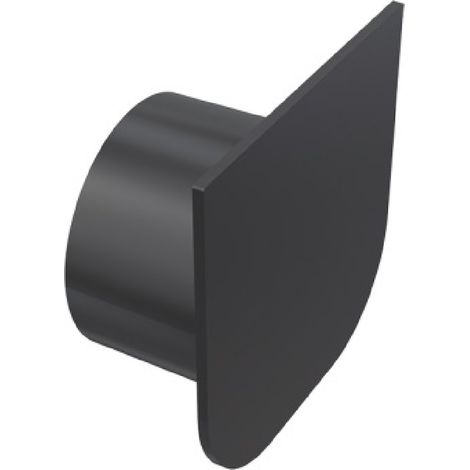 Alcaplast AVZ-P004 Stirnwand Anschluss 75 mm für Entwässerungsrinne (1/2)