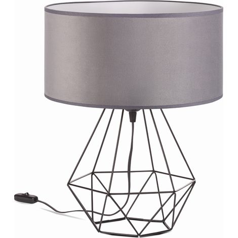 Tornado ADB Lampe, grauer Samt (1/5)