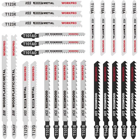 25 Pcs T-Shank Jigsaw Blades (1/5)
