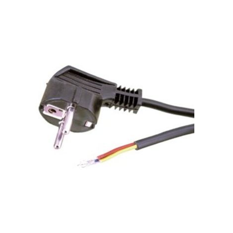 Cavo di alimentazione SCHUKO Maschio 3x1,5mm NERO 1,8metri
