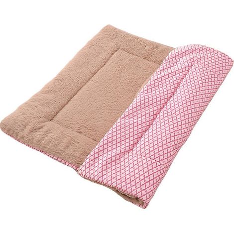 Hundematte – Wendbare, warme Herbst-/Winterdecke – Weiche, plüschgepolsterte Baumwolle, maschinenwaschbar – 1 Stück (1/5)
