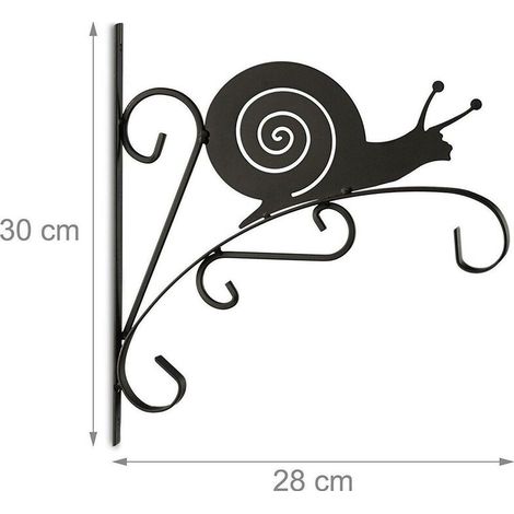 Wandhaken für Pflanzen, Gartenarbeit, Metallblumentopf, Gartendekoration