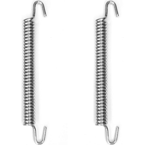 2x Ressort de traction de rappel en acier à double crochet béquille scooter moto cyclomoteur SP universel, 2x8x86mm