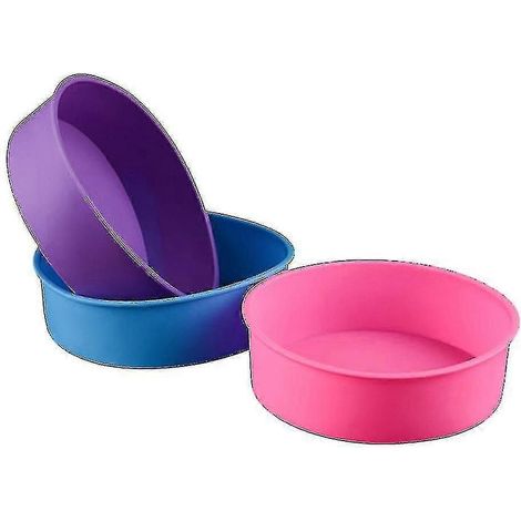 moules à gâteaux ronds en silicone, moules de cuisson, moules décoratifs pour cupcakes et gâteaux (r) (1/3)