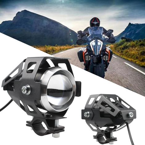 Flashing LED headlight for motorcycle, ultra-bright headlight modification, U5 external laser cannon, car headlight transformer