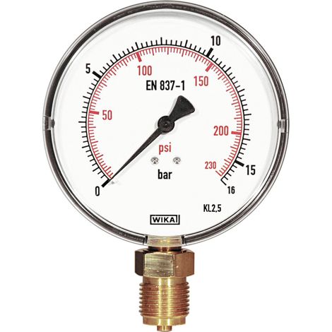 Manometer feinskaliert, 16 bar