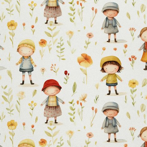Outdoor dekostoffe oxford - Kinder, Blumen - DX2300 (1/5)