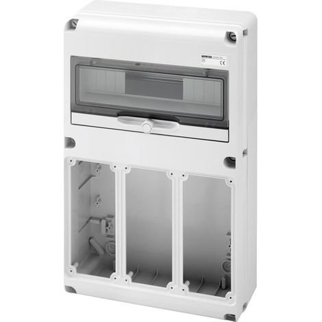 Q-DIN 14M 3 PR.VERR.VERTICAL SBF IP65 GEWISS GW68010N (1/2)
