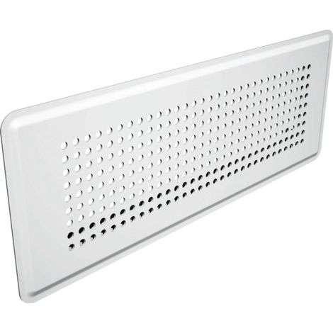 Wolf Griglia a pavimento 350x130mm bianca per sistema di canali flessibile 50x100, per CWL, 2576175